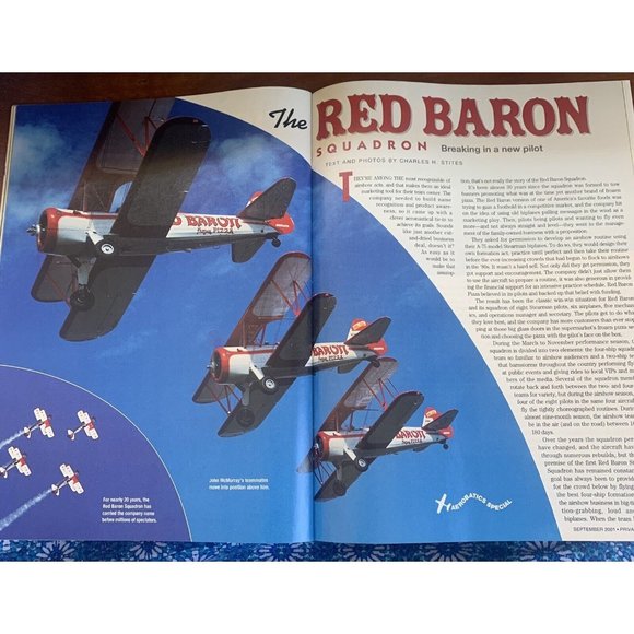 Private Pilot Aviation Magazine Sept  2001 Aerobatics GPS ZLin Cessna Plane - Picture 8 of 8